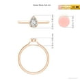 thumbnail image 3 of ANGARA Natural Solitaire Diamond Engagement Ring in 14K Rose Gold for Women (Size-6x4mm| Color-I-J| Clarity-I1-I2) | April Birthstone, Anniversary, Jewelry Gift for Women | Natural Diamond Ring, 3 of 7