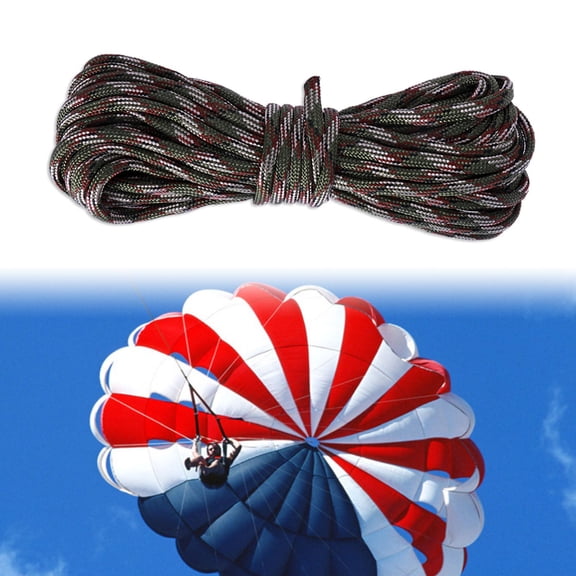 FESTFENDS 1Pack Camouflage Survival Rope for Emergency Preparedness Outdoor Adventures 7 Meters