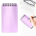 thumbnail image 6 of CHENjy Small Spiral Notebook, Colorful Pocket Memo with Top Coil Design, Lined Portable Journal for Daily Writing and Note Taking, Light Violet, 6 of 7