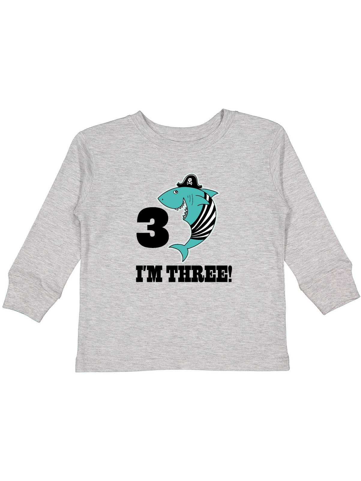 Inktastic Pirate 3rd Birthday Party Boys Toddler T-Shirt 3 Year Old Three Im Kid 