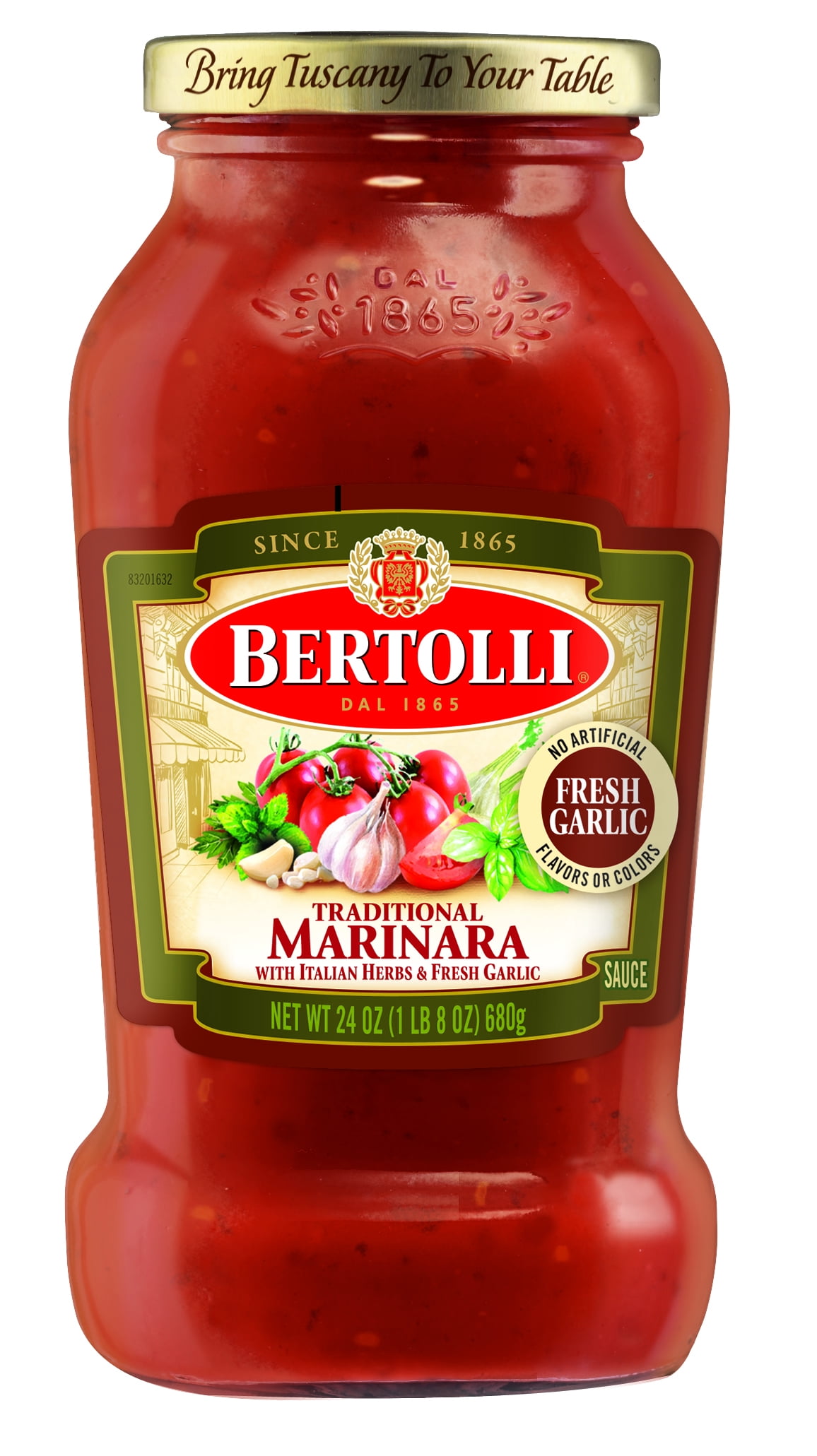 Bertolli Traditional Marinara with Italian Herbs & Fresh Garlic Pasta