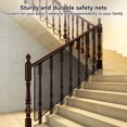 thumbnail image 3 of Deck Railing Protective Net, Thick Protection Mesh Netting Safety Net Security  for Indoor Black, 3 of 7