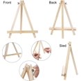 thumbnail image 4 of Juego de 10 caballetes de madera de 9 pulgadas de alto para exhibición de mesa, caballete de pintura para manualidades artísticas para artistas, adultos, estudiantes, caballete de madera triangular, 4 of 4