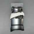 thumbnail image 2 of Ambesonne Grey Bedding Set 4 Pcs, Clockwork Science Modern, Queen, Grey, 2 of 3