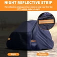 thumbnail image 3 of Housse UTV pour Polaris RZR Turbo R Sport/Ultimate/Premium 2 Places Imperméable Protection Solaire Pluie Extérieure 210D-PU Bleu Marine 127.95"Lx74.02"Wx74.41"H, 3 of 6