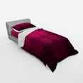 thumbnail image 2 of Ambesonne Geometric Bedding Set 3 Pcs, Rectangular Forms, Twin, Maroon Fuchsia, 2 of 2