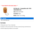 thumbnail image 2 of Oil Filter Kit - Compatible with 1998 - 2000 BMW 323i 1999, 2 of 2