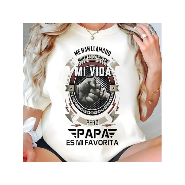 Men's "PAPA" Boxing Fists Graphic T-Shirt Cotton Short Sleeve Crew Neck Cool Dad Gift for Father's Trendy Streetwear Casual Tee