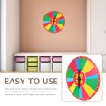 thumbnail image 4 of EeaseCA 1pc Prize Wheel Hanging Draw Wheel Teaching Activities Rotary Game Prop, 4 of 8