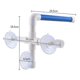 thumbnail image 4 of Bird Perches, Parrot Perch Shower Perch Parrot Shower Bird Perches Parrot Budgie Suction Cup Foldable Window Shower Bath, 4 of 5