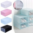 thumbnail image 2 of CTDWNT Shoe Storage Bins,Shoe Case,Upgraded Shoe Storage Box,Plastic Stackable Shoe Organizer for Closet,Space Saving Foldable Shoe Rack Sneaker Container Bin Holder B0V1, 2 of 8