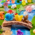 thumbnail image 3 of 120pcs Mini Resin Animals 120 Styles Variety Tiny Animals Figures Miniature Little Small Animal Figurines Bulk for Micro Fairy Garden Landscape Accessories Hide Crafts Decor Aquarium, 3 of 9