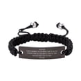 thumbnail image 4 of yuksok to My Son Bracelet Adjustable Birthday Gift Bracelet for Kids Grandson Daddy, 4 of 9
