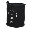 thumbnail image 1 of Cesto plegable para la colada, organizador de gran capacidad, juguetes para niños, artículos diversos, contenedor redondo, bolsa de expresión Almacenamiento y organización del hogar Negro/M Cateissary HA082397-05, 1 of 6