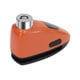 thumbnail image 2 of lovehousesky Alarma Bloqueo de freno de disco Recordatorio electrónico impermeable para motocicleta naranja Cola Bloqueo de freno de disco de alarma, 2 of 6
