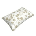 thumbnail image 3 of Bixox Vintage Stylized White Color Printed Pillow Protector,Super Soft Ideal for Home,Guests,Rentals - 16"x24", 3 of 8