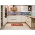 thumbnail image 6 of Ahgly Company Machine Washable Indoor Square Traditional Red Area Rugs, 3' Square, 6 of 7