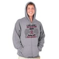 thumbnail image 5 of Breast Cancer My Mom is an Angel Zip Up Hoodie Men's Women's Brisco Brands L, 5 of 6