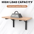 thumbnail image 4 of Soportes de pared plegables TORACK de 18 pulgadas, resistentes, 250 kg, 4 of 8