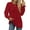 1 Wine Red, variant on Fantaslook Blouses for Women Dressy Puff Sleeve Tunic Tops Casual Fall Shirts