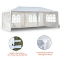 thumbnail image 2 of 10x 20' Four Sides Outdoor Canopy Rain-Proof Sunscreen Parking Shed Camping Tent Waterproof Wedding Party Awning, 2 of 13