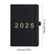 thumbnail image 4 of Agenda del Planificador Diario 2025 | Cuaderno de horarios los 365 días | Incrementos de tiempo de 15 minutos | Tapa dura con marcador de cinta | Para citas, trabajo, escuela | Tamaño A5 | 1 Pieza, 4 of 6