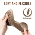 thumbnail image 5 of Smile Popcorn Women's Flip Flops Lightweight Thong Sandals Summer Beach Sandals with Arch Support, Brown, 5 of 7
