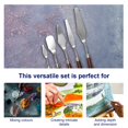 thumbnail image 3 of Set de 5 espátulas para paleta Bluebird Signature de acero inoxidable, 3 of 5