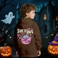 thumbnail image 2 of Mercatoo Halloween Ghos𝐭 Graphic Hoodies for Girls Boys Cute Hoodie Long Sleeve 𝐇ooded Sweatshirts School Pullover Tops, 2 of 4