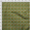thumbnail image 4 of oneOone Rayon Dark Olive Green Fabric Abstracts Craft Projects Decor Fabric Printed By The Yard 56 Inch Wide, 4 of 5