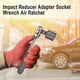 thumbnail image 5 of Adaptador De Llave Adaptador reductor de impacto Llave de tubo 3/8 Trinquete neumático de accionamiento de 1/2 (1/2 a 3/8) Sywqhk Para estrenar, 5 of 6