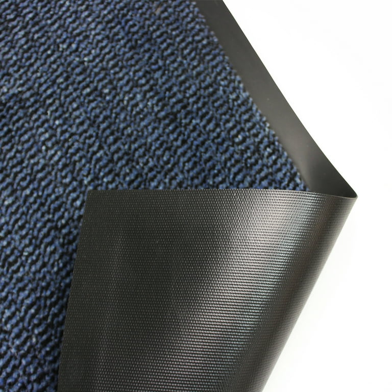 Ultralux Indoor Entrance Mat, Polypropylene Fibers and Anti-Slip Vinyl  Backed Entry Rug Doormat, Brown