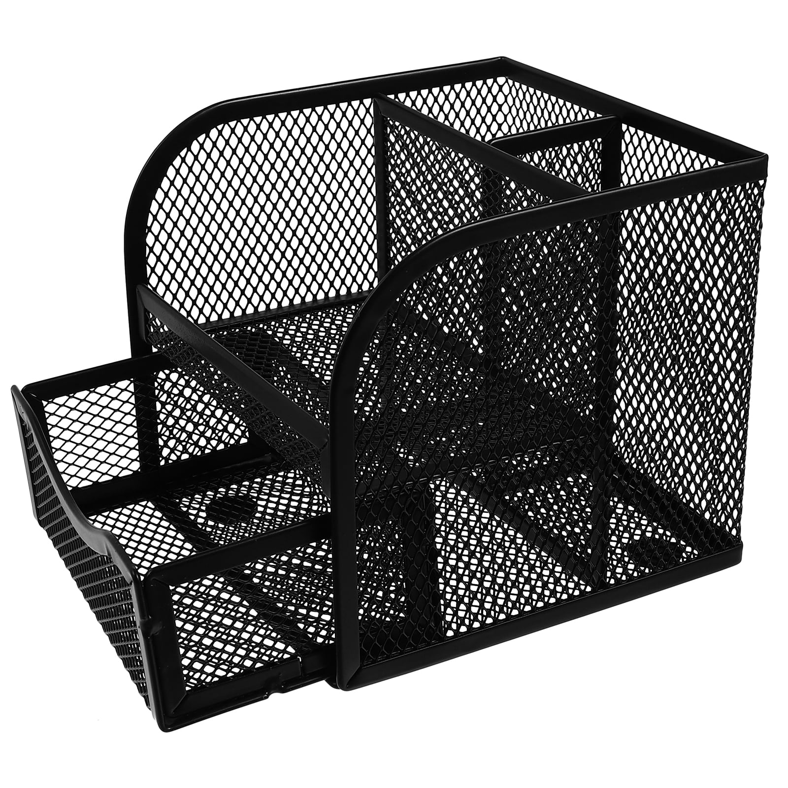 Organizer Desk Holder Pen Mesh Drawer Desktop Storage Office Pencil