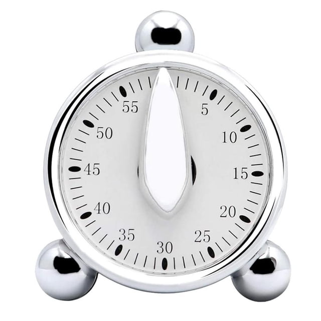 Temporizador de cocina Reloj despertador de cuenta regresiva 60 minutos Temporizador visual mecánico para cocinar Hornear Niños Aula Gestión de reuniones Enseñanza