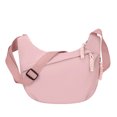 thumbnail image 3 of Clossjun Women Crossbody Bags Casual Lightweight Shoulder Bags Fashion Half Moon Bags Adjustable Belt Flexible Daypacks For Work Out Back To School Pink, 3 of 6