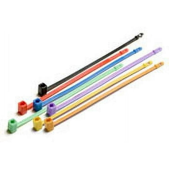 5" 30lb Black Ski Ties 1000/Bag Part #SKI-30-0M