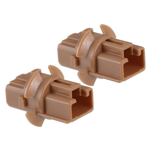 2 Pcs Light Bulb Socket No.9007560002 Lamp Socket for Toyota Sequoia 2008-2021 Plastic Brown