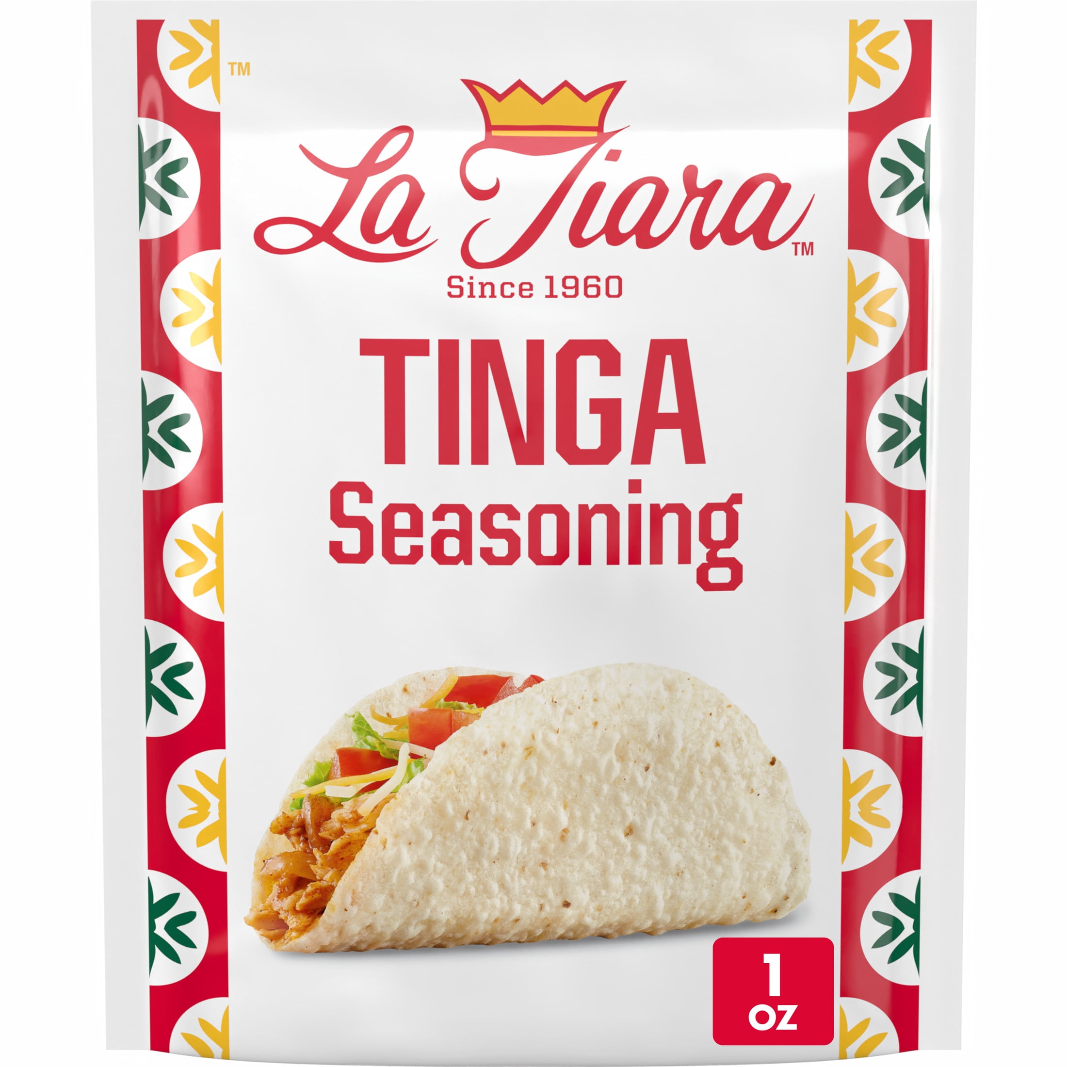 (6 pack) La Tiara Tinga Seasoning Mix, Spices and Seasonings, 1 oz