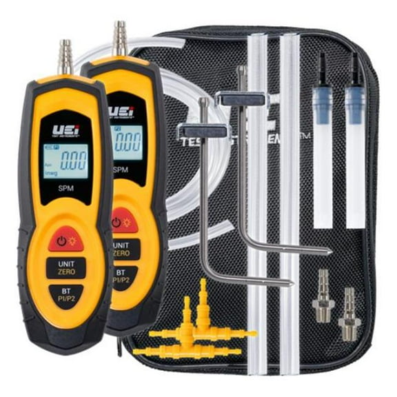 UEI Test Instruments SPMKIT Wireless Static Pressure Meter Kit for Static, Gas & Draft Pressures