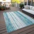 thumbnail image 6 of Addison Rugs Chantille Indoor/Outdoor Transitional Stripes Teal Washable Rectangle Rug, 2'6" x 3'10", 6 of 6