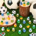 thumbnail image 7 of 90 pcs Mini Resin Football Duck Figurines, Multicolor Tiny Plastic Soccer Duck Figures for Garden Dollhouse Micro Landscape Craft Ornament Decoration, 7 of 7