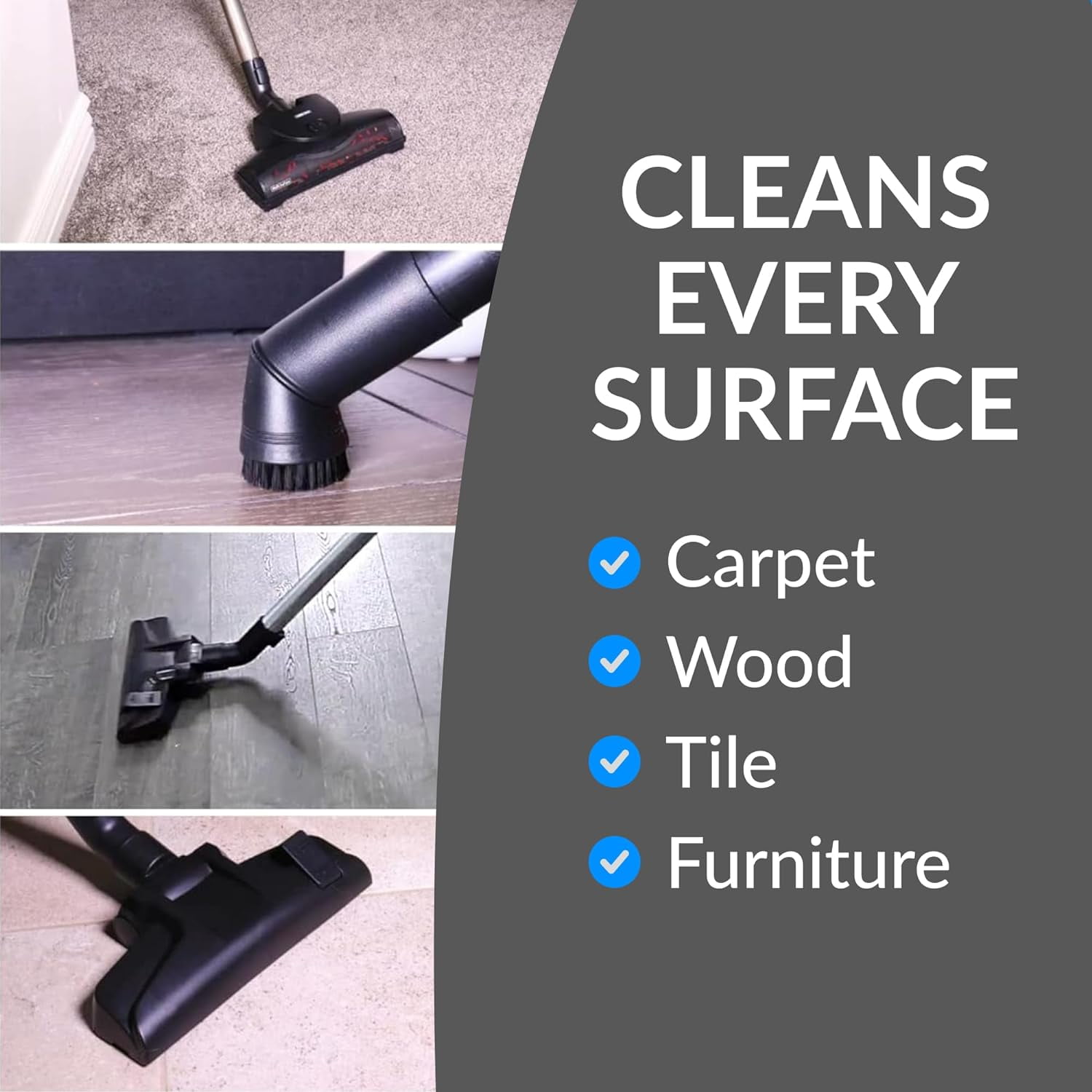 Prolux Tritan Canister Vacuum HEPA Sealed Hard Floor with Powerful 12 Amp Motor