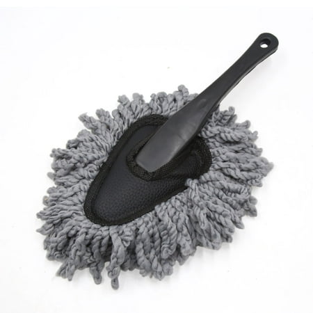 Portable Microfiber Scratch Free Car Washing Clean Brush for Dust Gray (Best Product To Clean Brake Dust Off Rims)