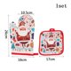 thumbnail image 1 of Juego de guantes anticalor para hornear, alfombrilla de cocina para horno, comedor, barbacoa, suministros de decoración para fiestas navideñas, Año Nuevo, 2021, 2 unidades, 1 of 4