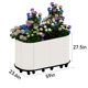 thumbnail image 5 of Garvee jardinera con ruedas y depósito de autoriego, cama de cultivo de acero galvanizado con ruedas con freno para uso interior o exterior, 5 of 7