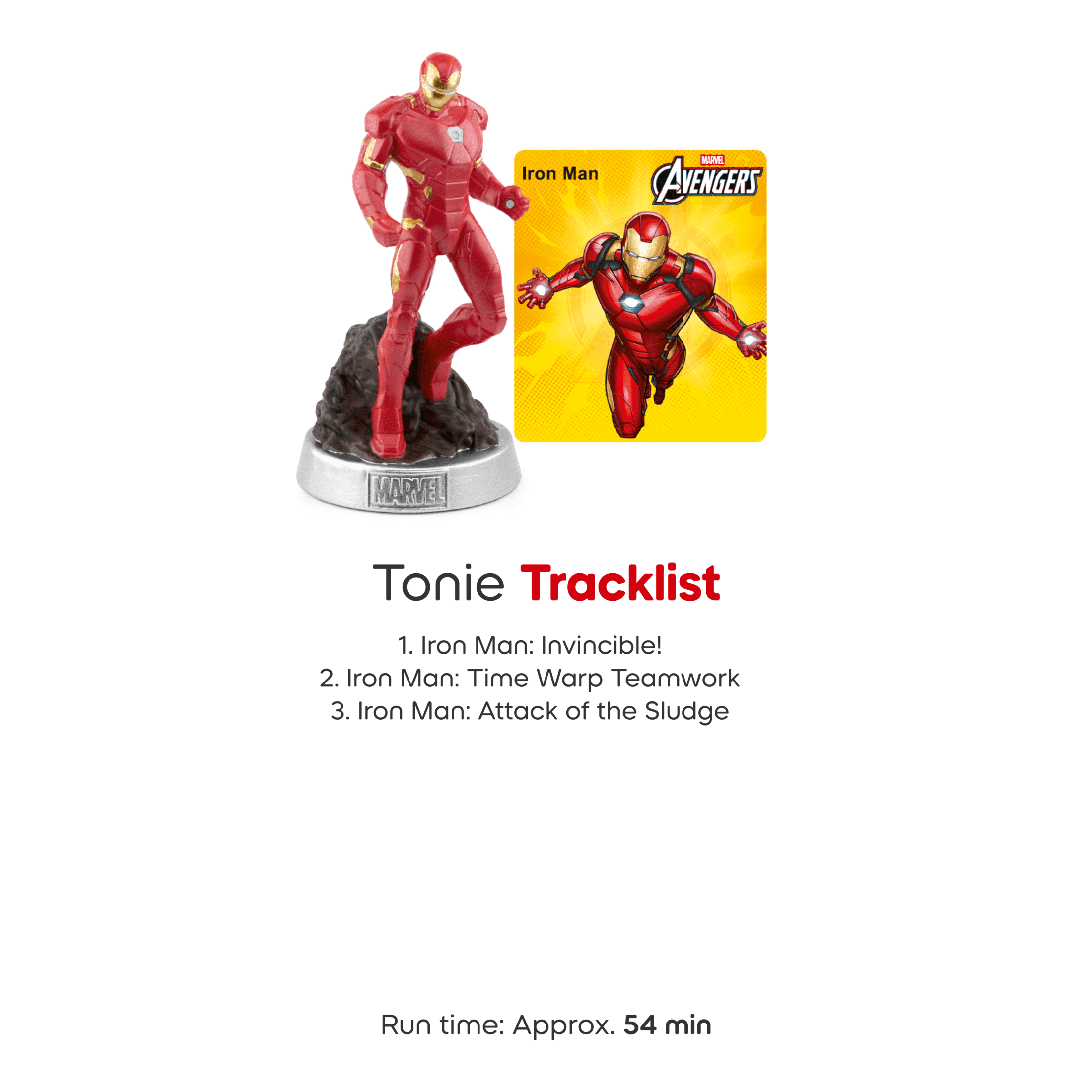 tonies Iron Man Audio Toy Figure by Marvel , Age Group 7+