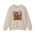 thumbnail image 3 of Cute Haunted House Sweatshirt, Vintage Style Halloween Sweatshirt, 3 of 6
