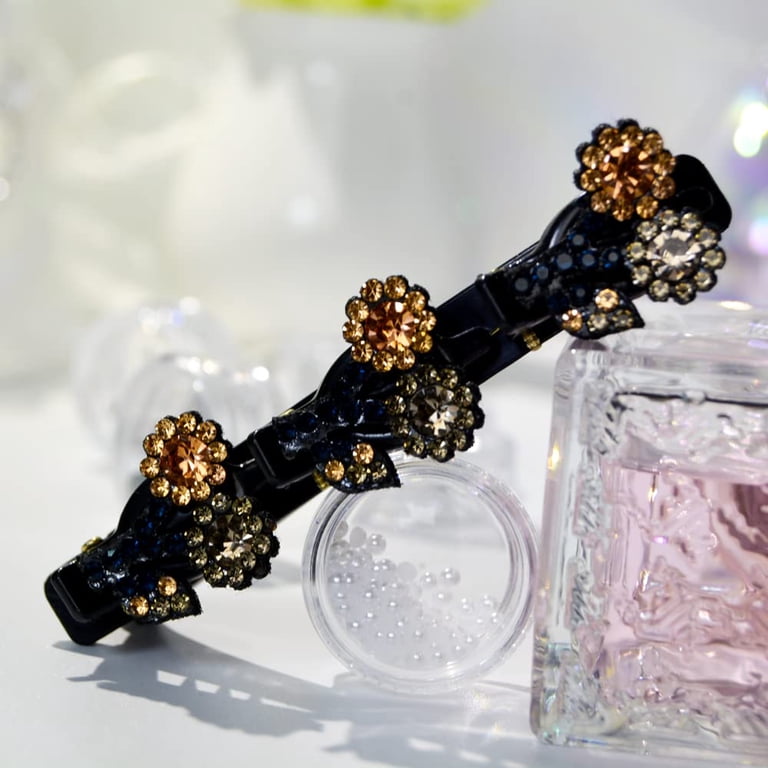 Sparkling Rhinestone Hair Barrettes for Women, Crystal Hair  display picture 1