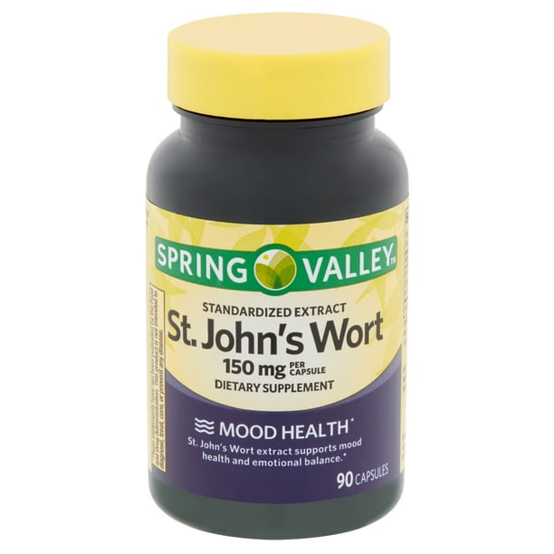 Spring Valley Standardized Extract St. John's Wort Capsules, 150 mg, 90