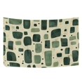 thumbnail image 6 of Yayeee Tapestry Wall Hanging for Bedroom 80" x 60" Living Room Home Wall Art Decor, Green Geometric, 6 of 7